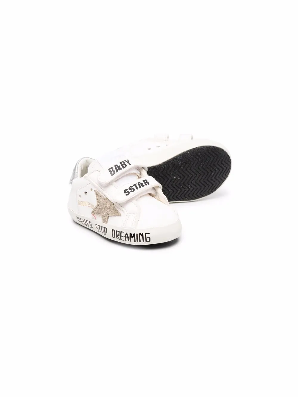 Golden Goose Kids Super-Star low-top sneakers - Wit