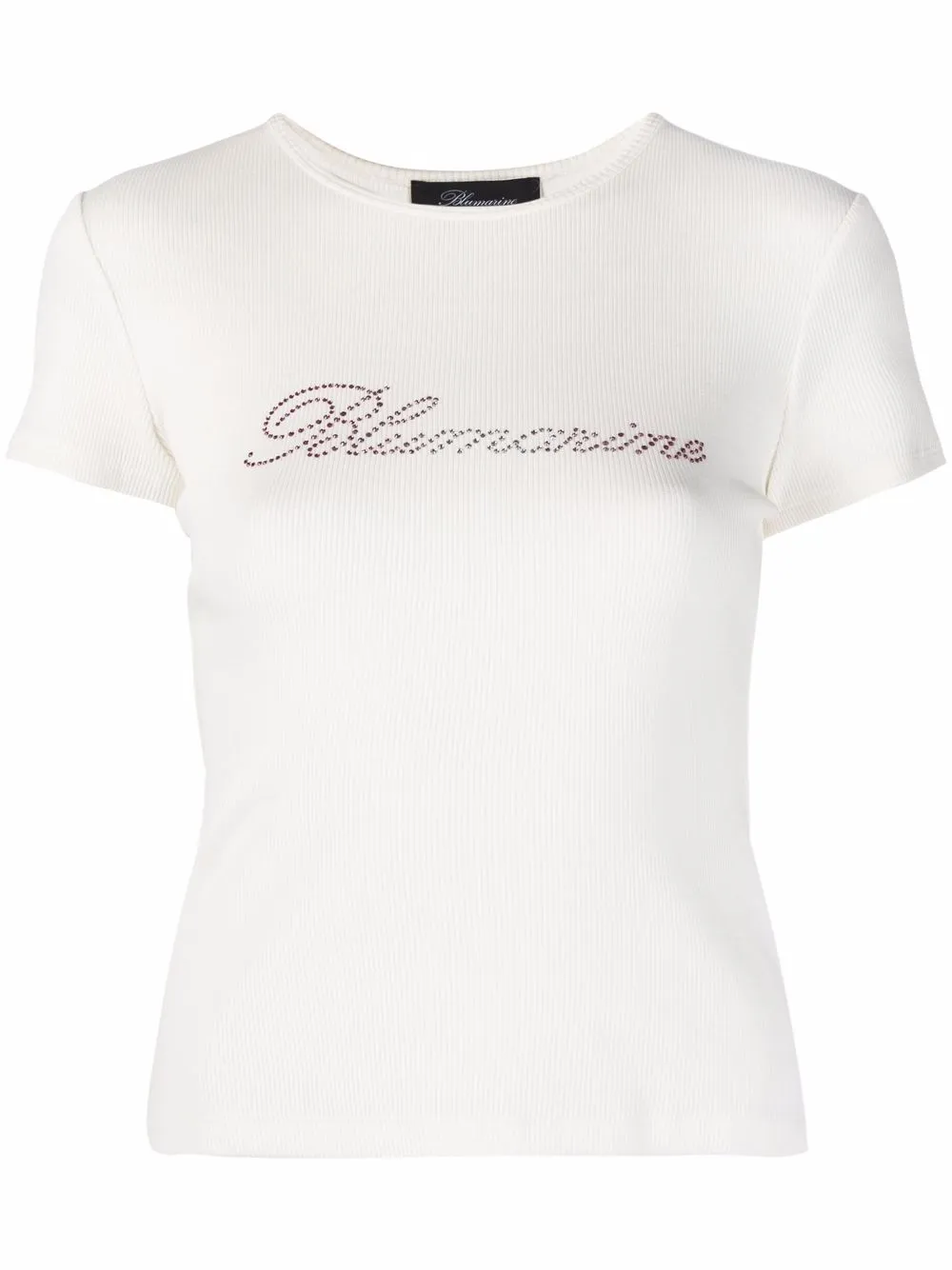 Blumarine T-shirt con decorazione - Bianco