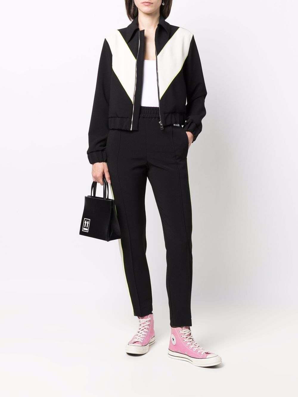 MSGM Slim-fit trainingsbroek - Zwart