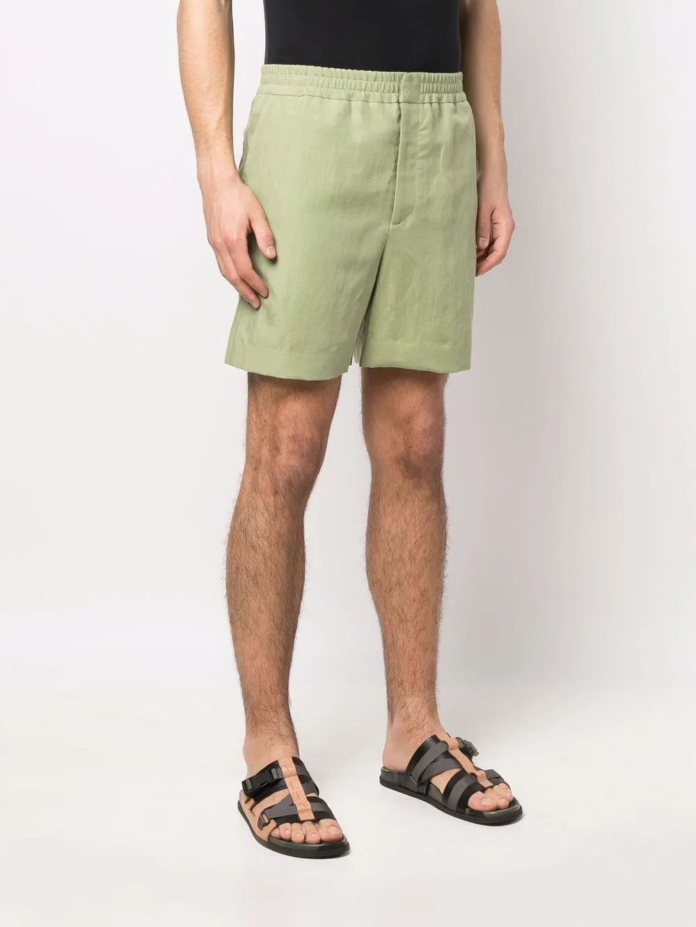  Fendi Straight-leg Bermuda Shorts - Green 