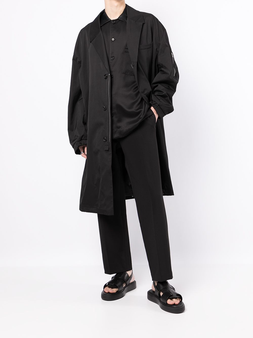 SONGZIO Oversized jas - Zwart