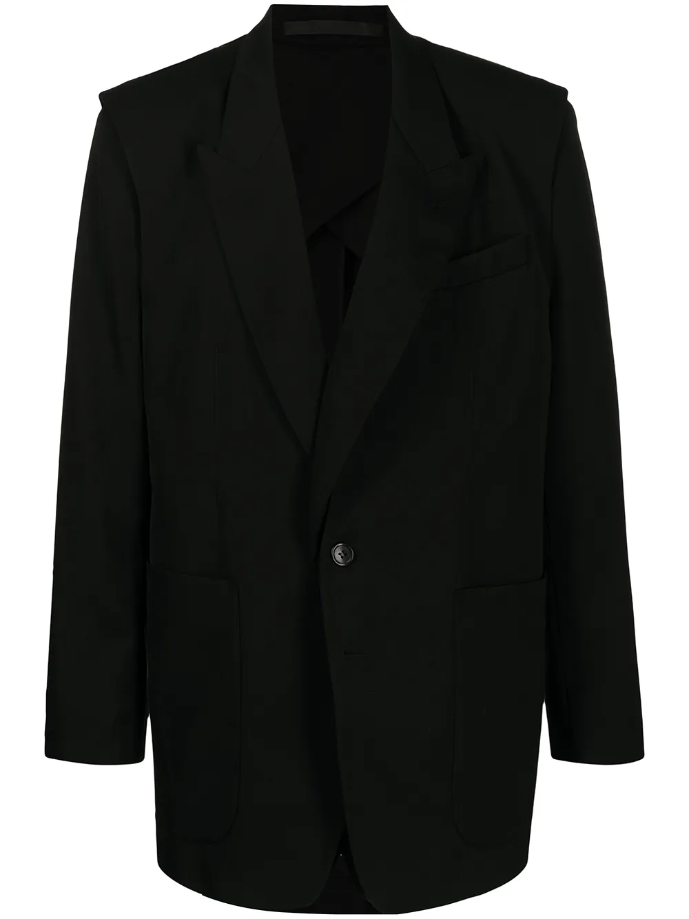 

SONGZIO blazer con doble capa - Negro