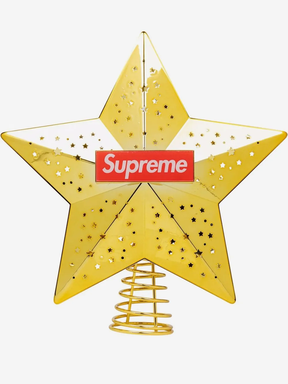 Supreme 圣诞树顶部装饰 | 金色 | Image 1