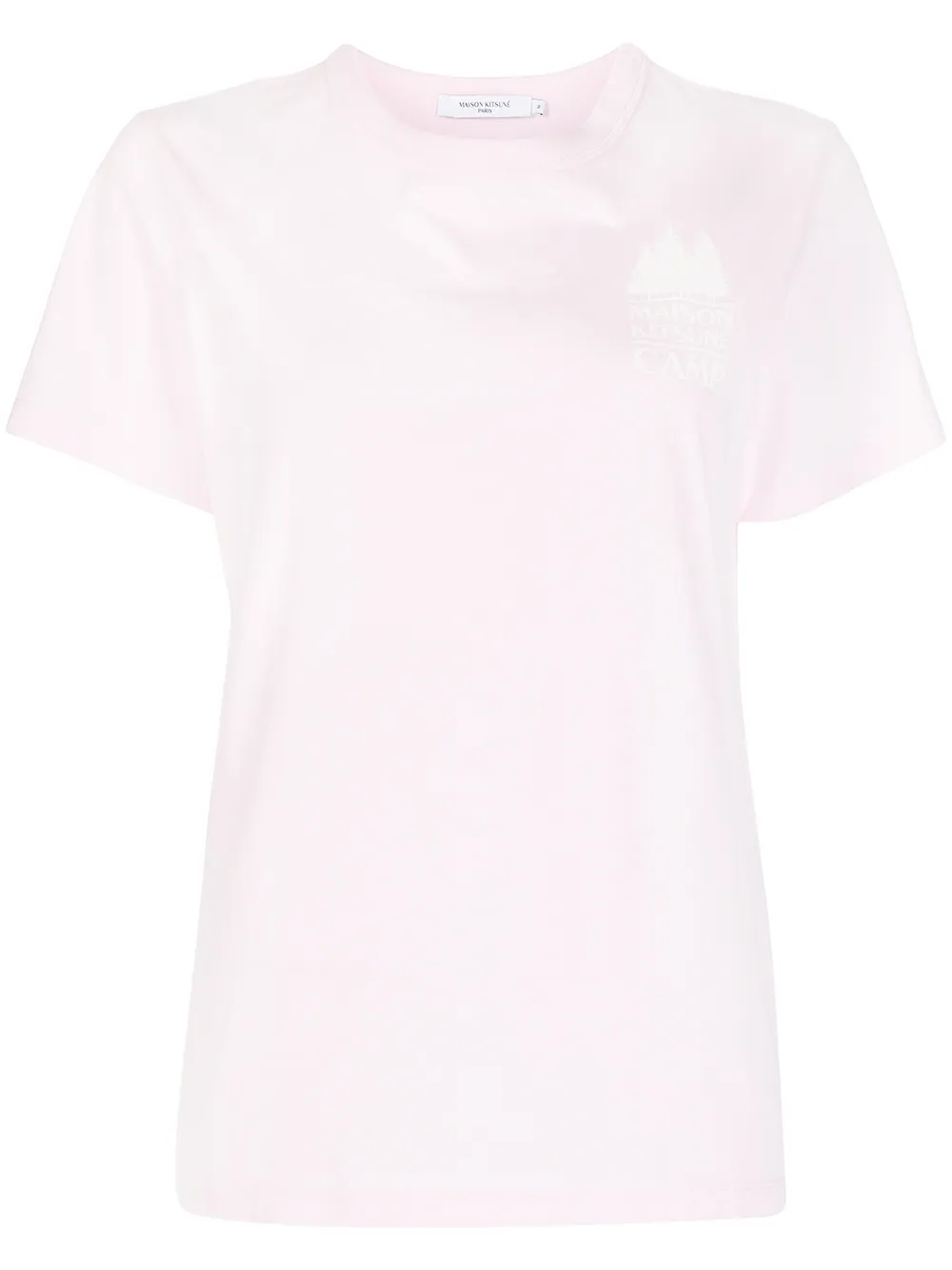 

Maison Kitsuné cotton round-neck T-shirt - Pink