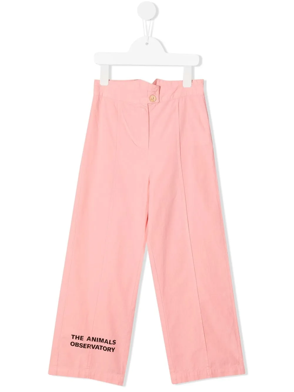 

The Animals Observatory pantalones con logo estampado - Rosado