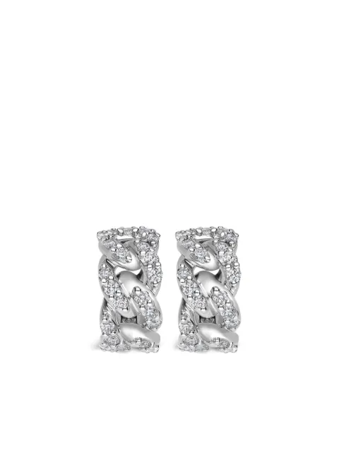 LEO PIZZO 18kt white gold Groumette diamond earring