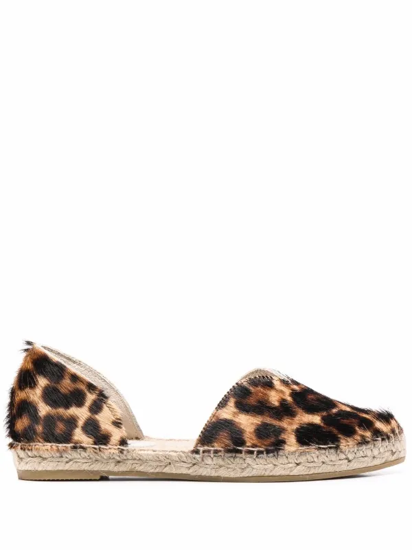 leopard print espadrilles