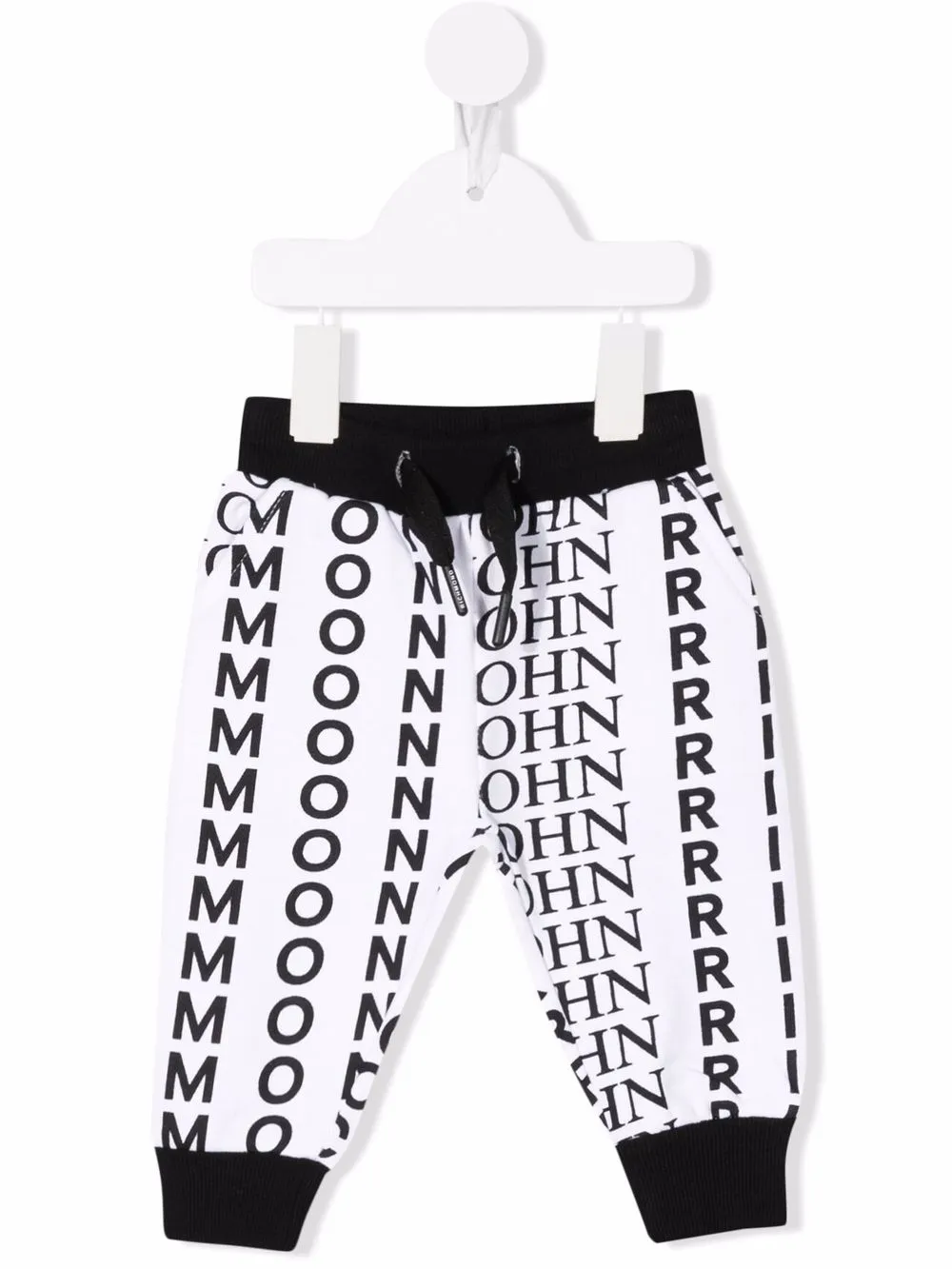 

John Richmond Junior joggers con logo estampado - Blanco