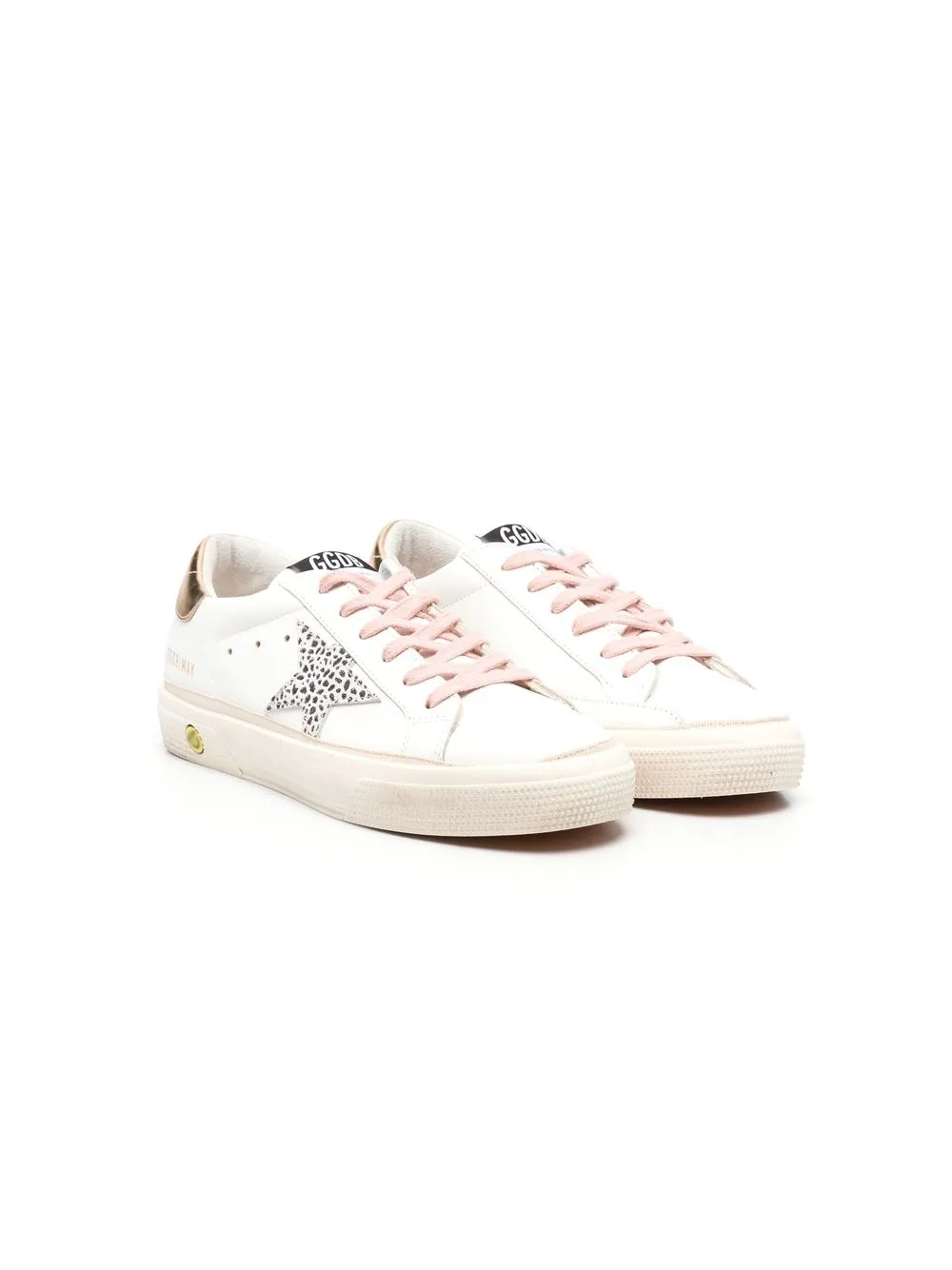 

Golden Goose Kids TEEN May low-top sneakers - White