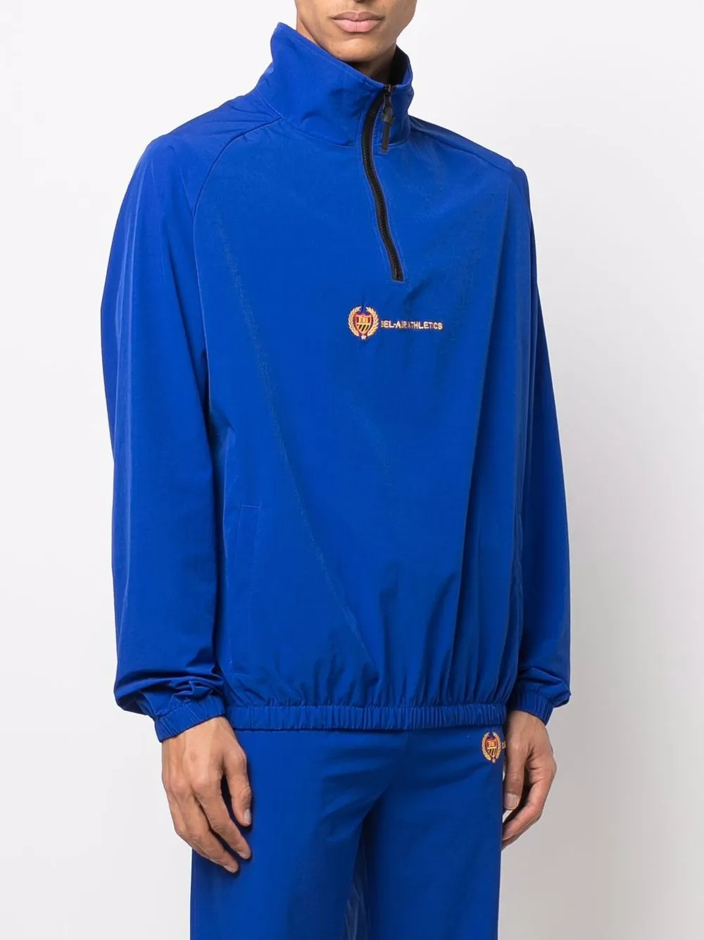  Bel Air Athletics Jacke Mit Logo Stickerei   Blau 