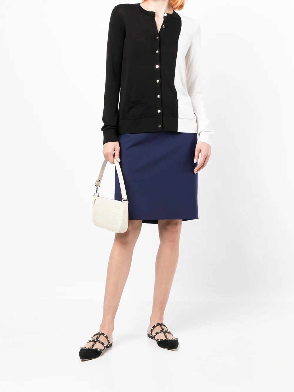 Paule Ka High waist rok - Blauw