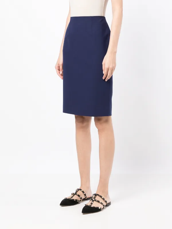 新品入荷 Paule Ka BH FARFETCH | Blue | Skirt knee-length high-waist スカート