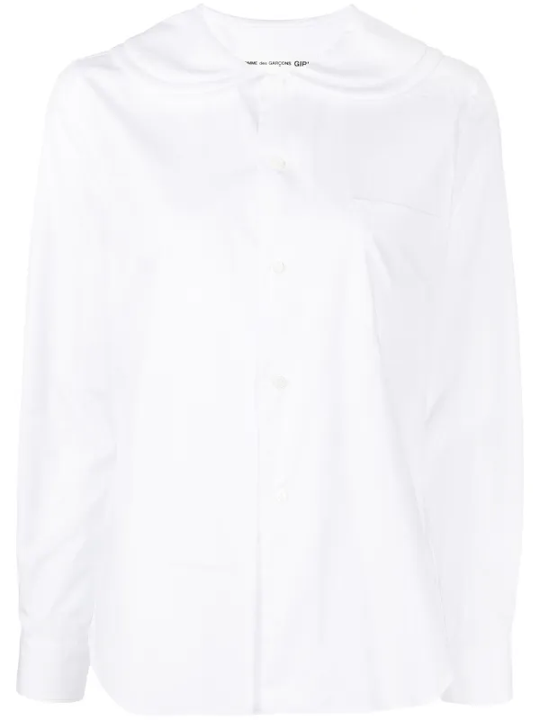 Girl Peter Pan-collar Shirt - Farfetch