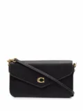 Coach Wyn logo-plaque crossbody bag - Black