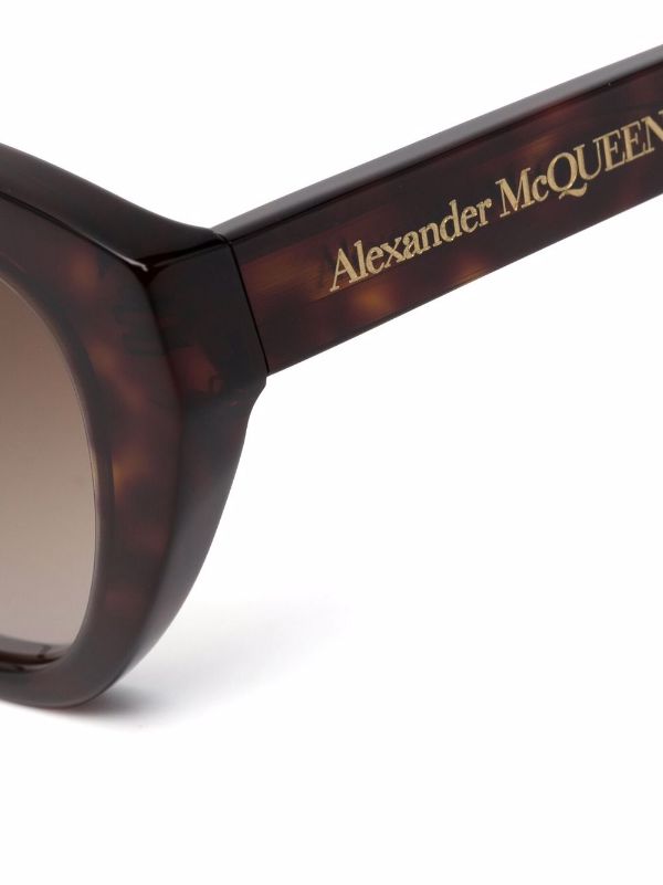 alexander mcqueen tortoise shell sunglasses