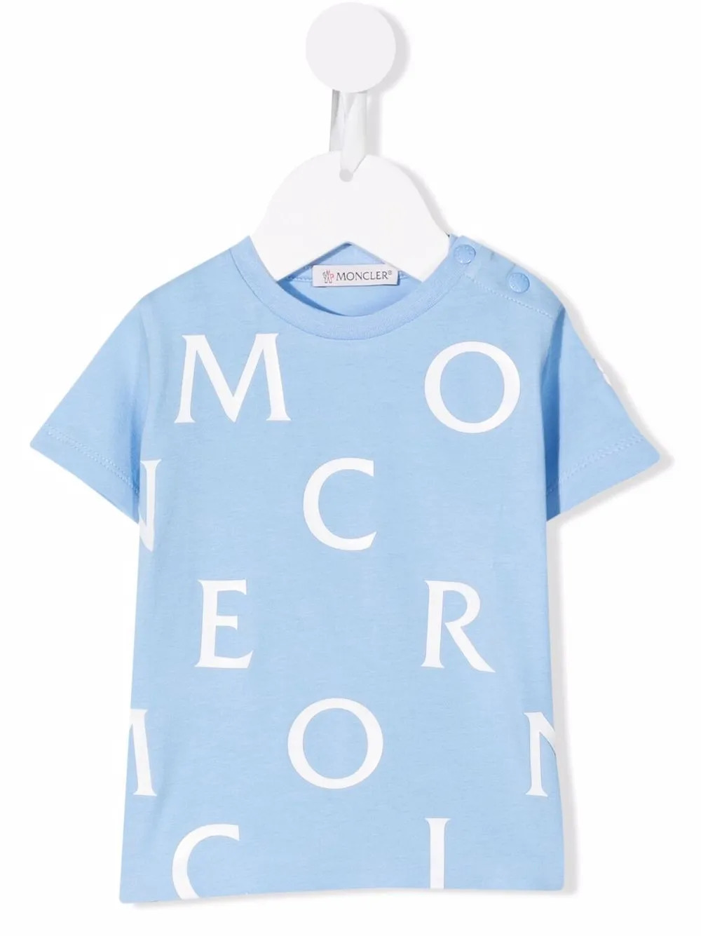 Moncler Enfant футболка с логотипом