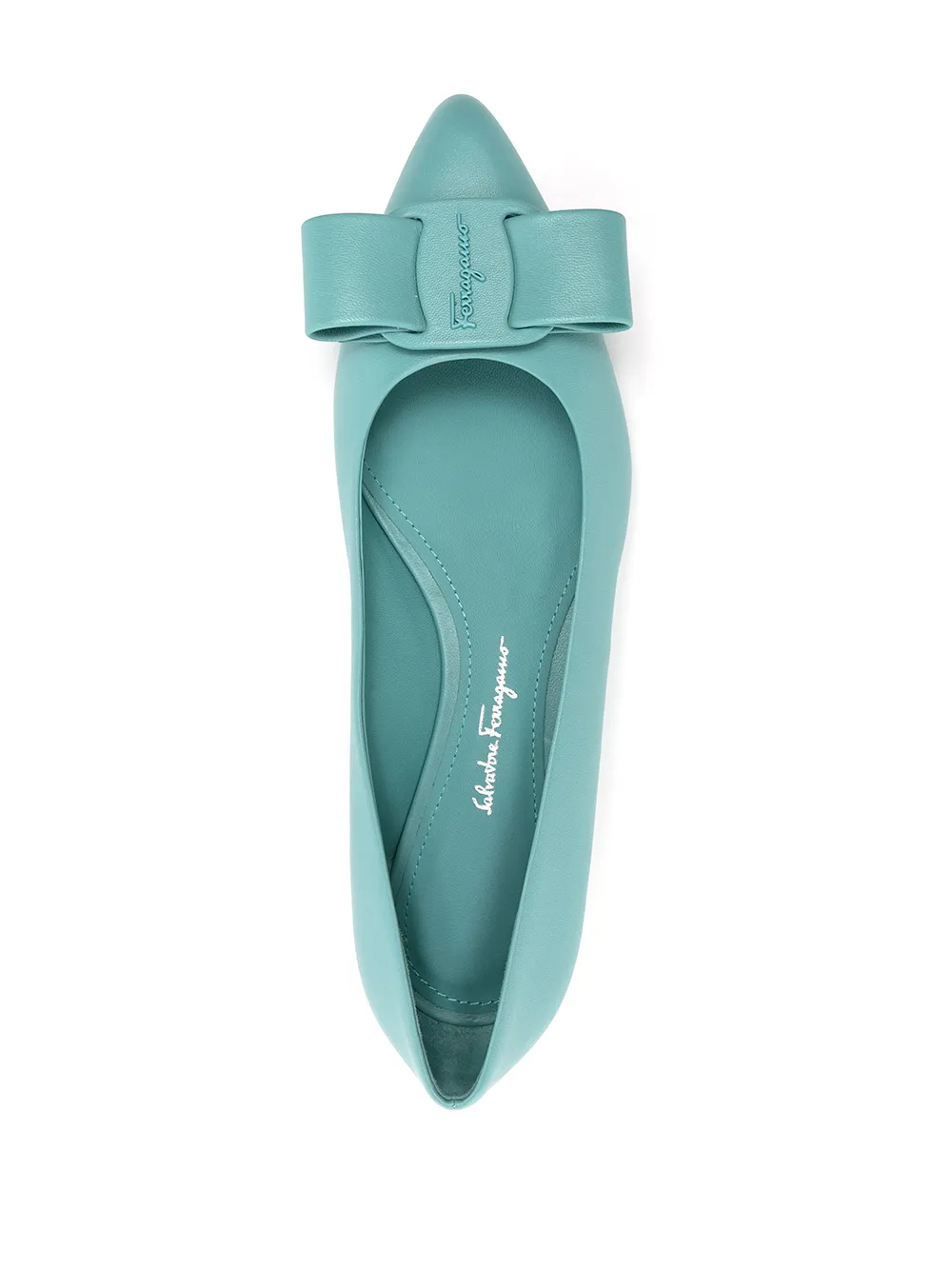 Ferragamo Viva ballerina shoes Blue