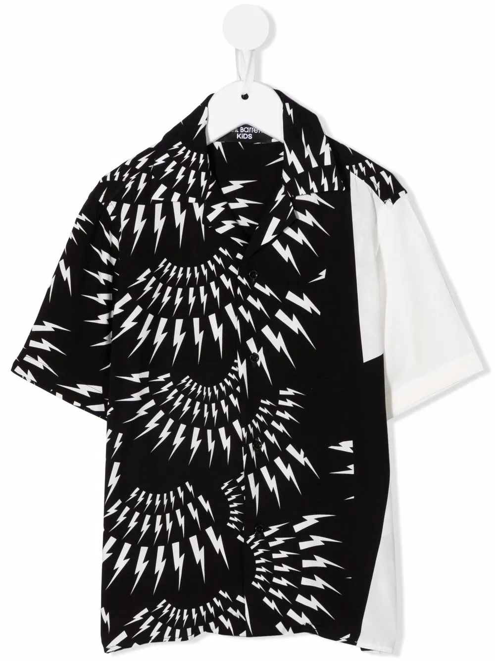 

Neil Barrett Kids playera con motivo Thunderbolt - Negro