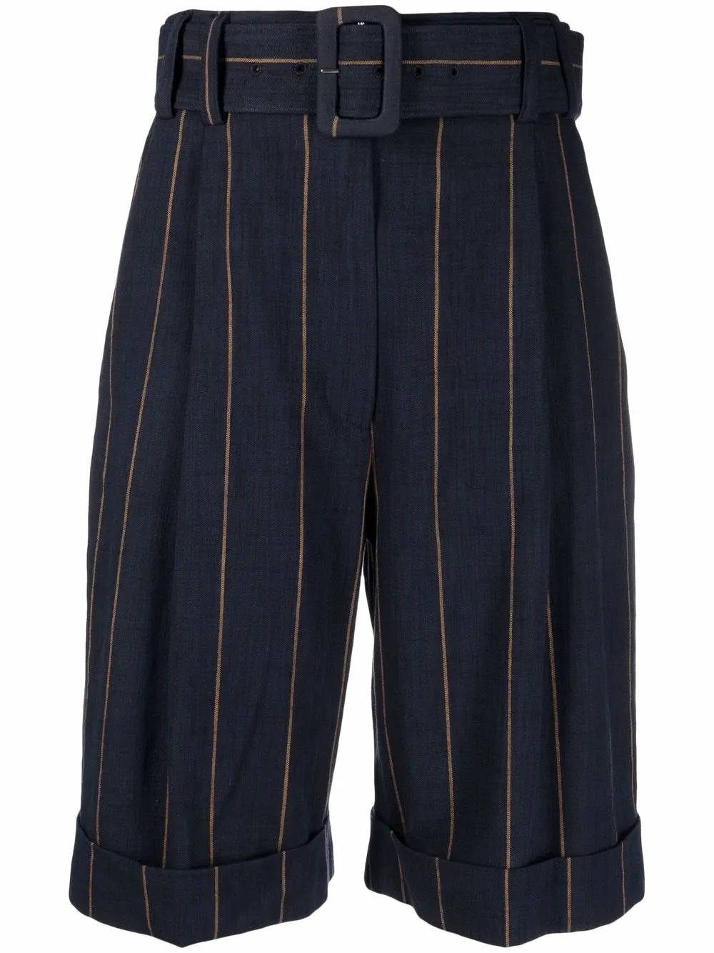 

Lardini pinstripe tailored bermuda shorts - Blue