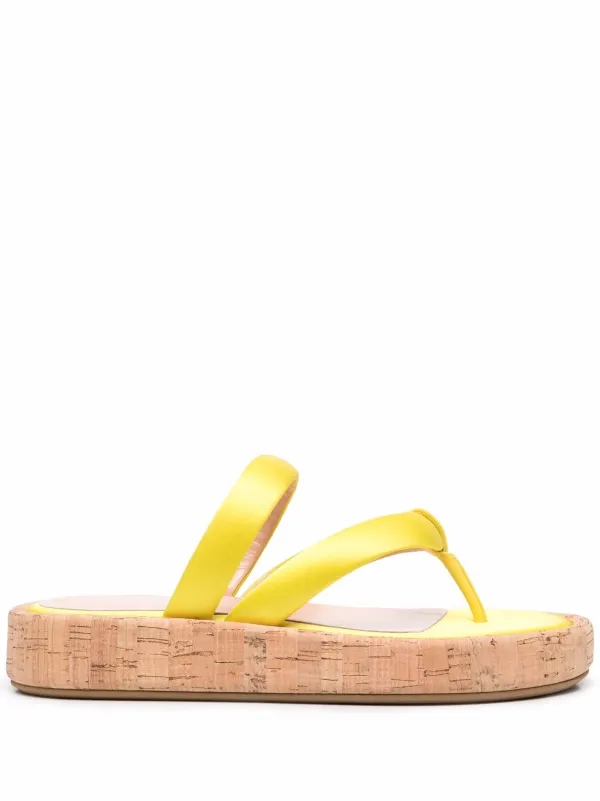 Si Rossi Sandalias Planas Con Suela De Corcho - Farfetch