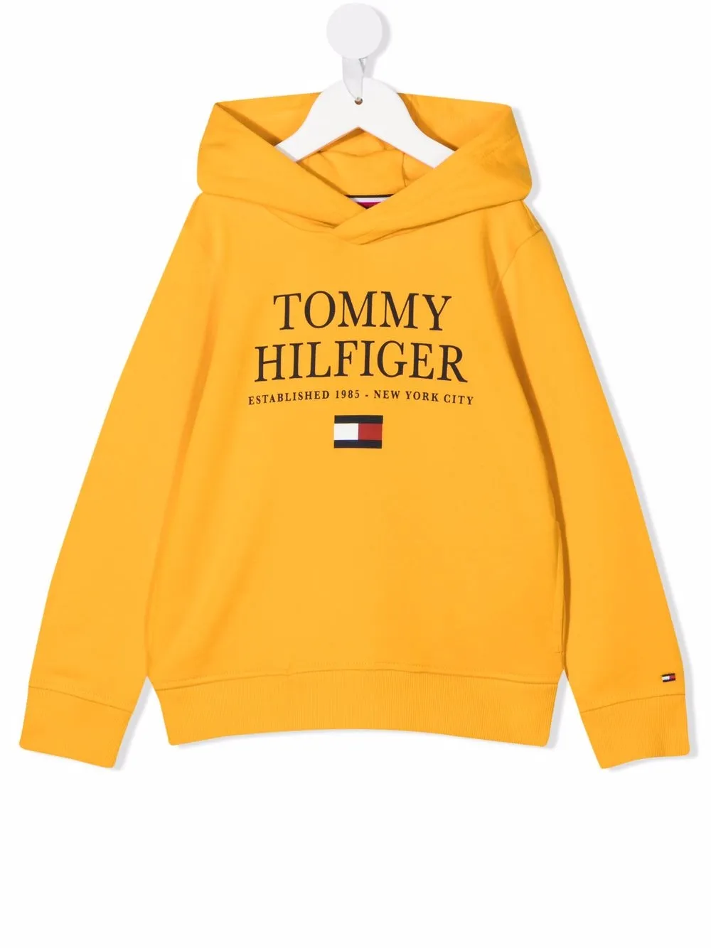 

Tommy Hilfiger Junior sudadera con capucha y logo estampado - Amarillo