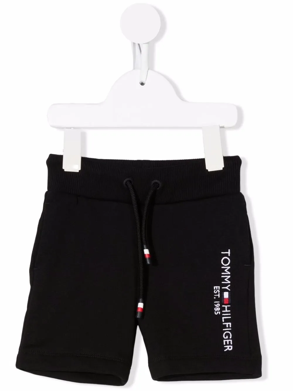 

Tommy Hilfiger Junior pantalones cortos con logo bordado - Negro