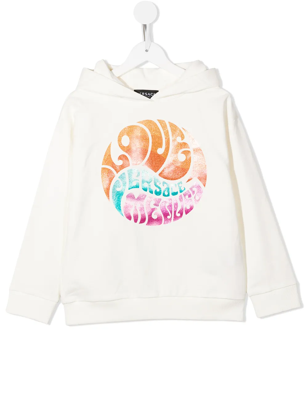 

Versace Kids hoodie con logo - Blanco