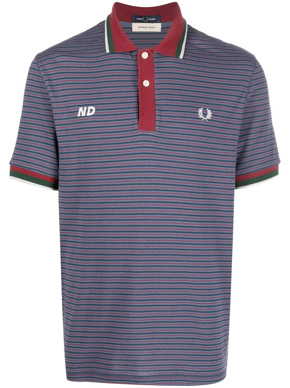 

Fred Perry playera tipo polo con logo bordado - Morado