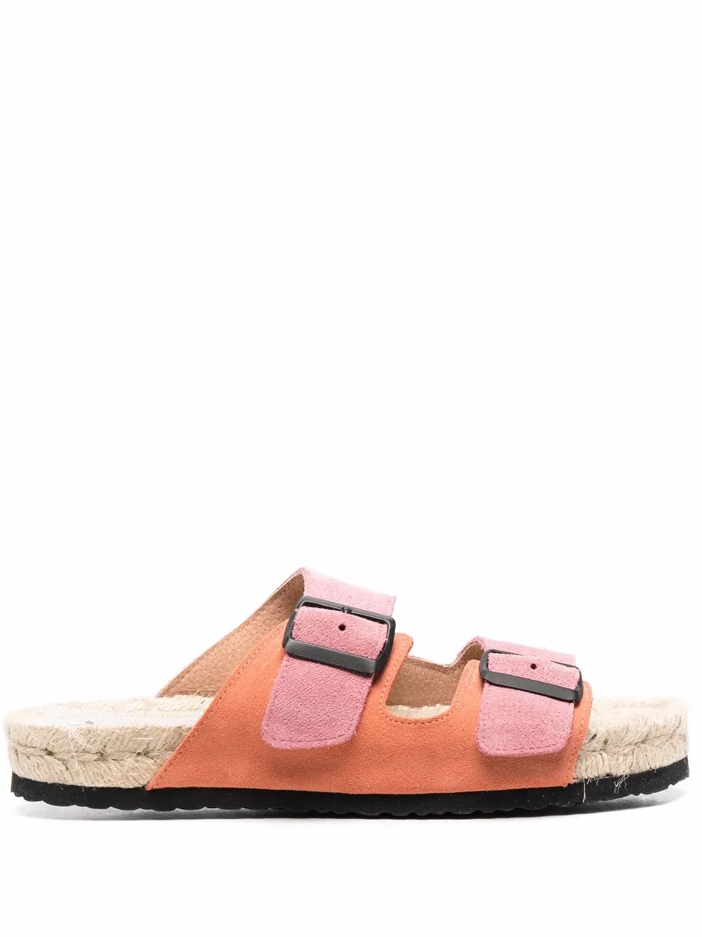 

Manebi side-buckle sandals - Pink