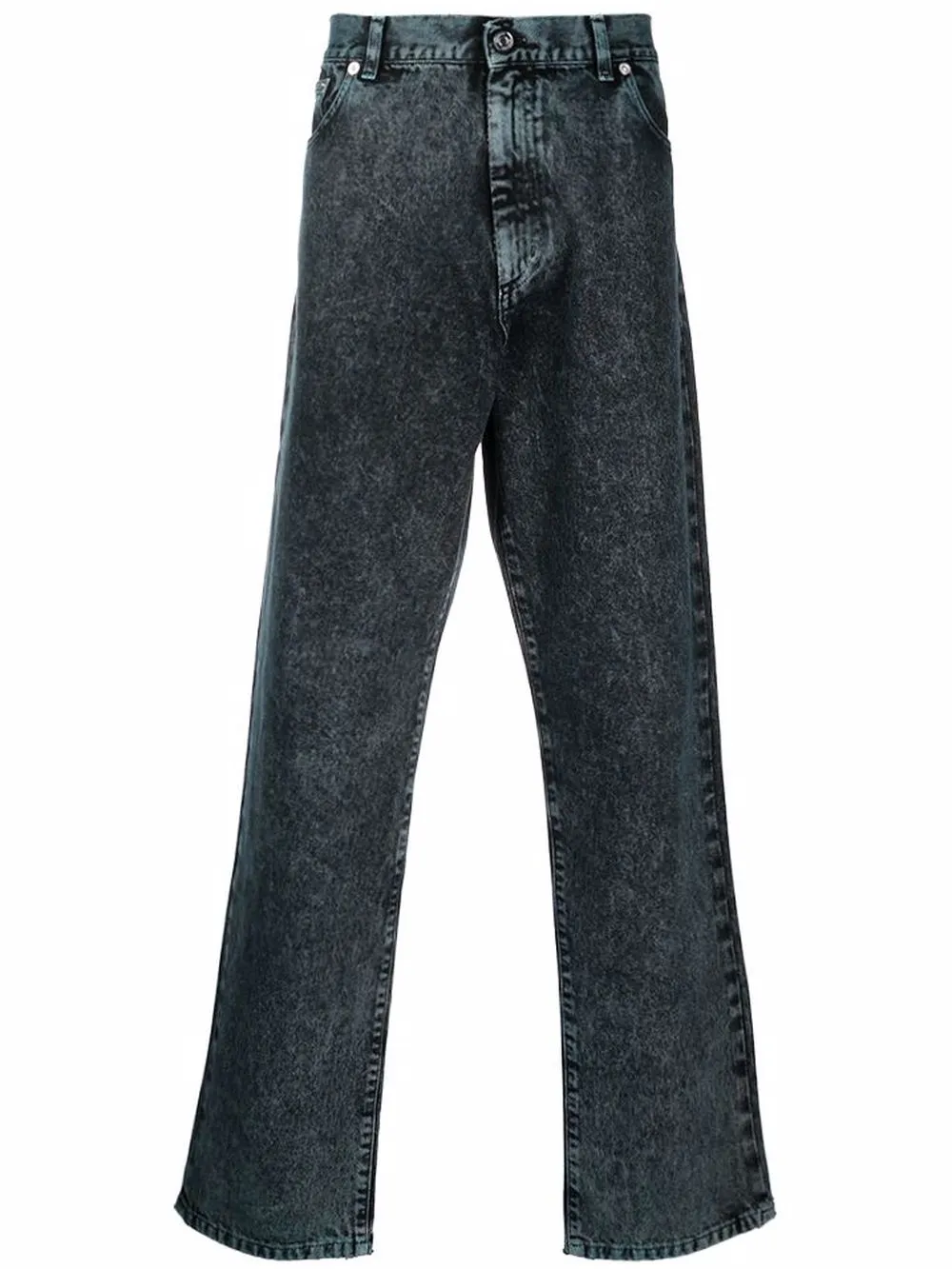 

VTMNTS acid-wash straight-leg jeans - Blue