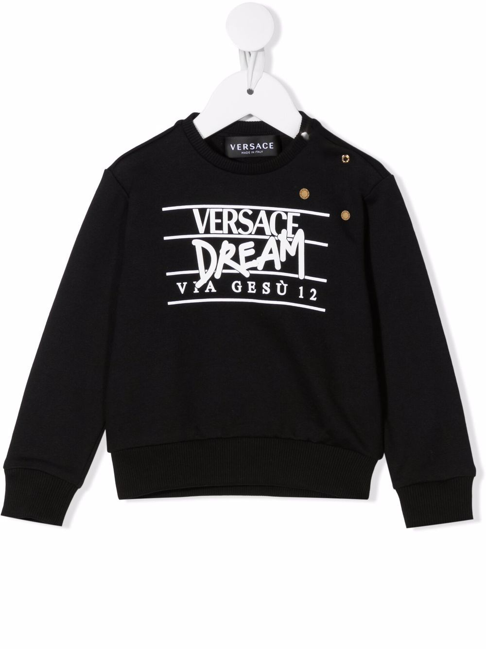 фото Versace kids logo-print sweatshirt