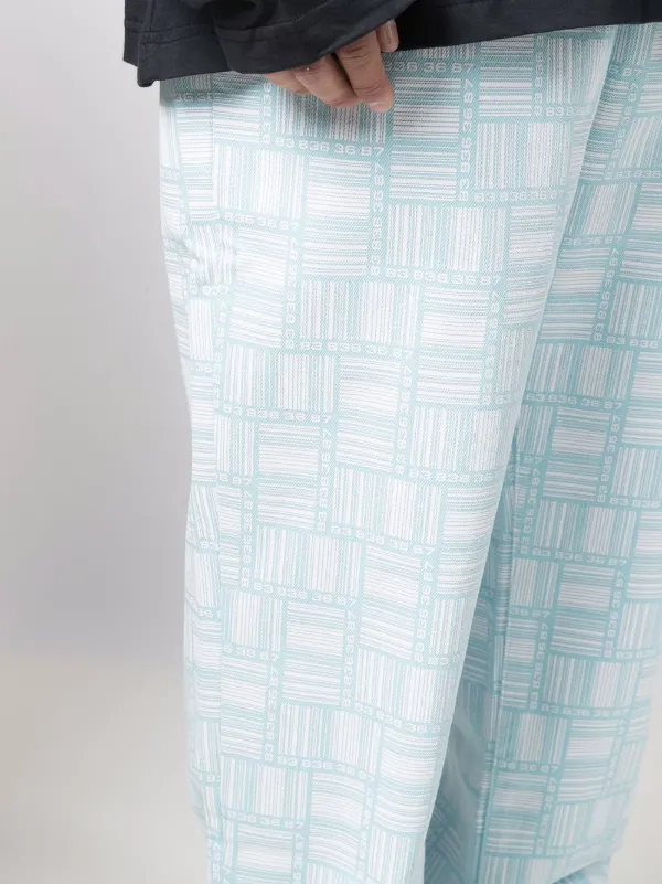 VTMNTS patterned straight-leg trousers 