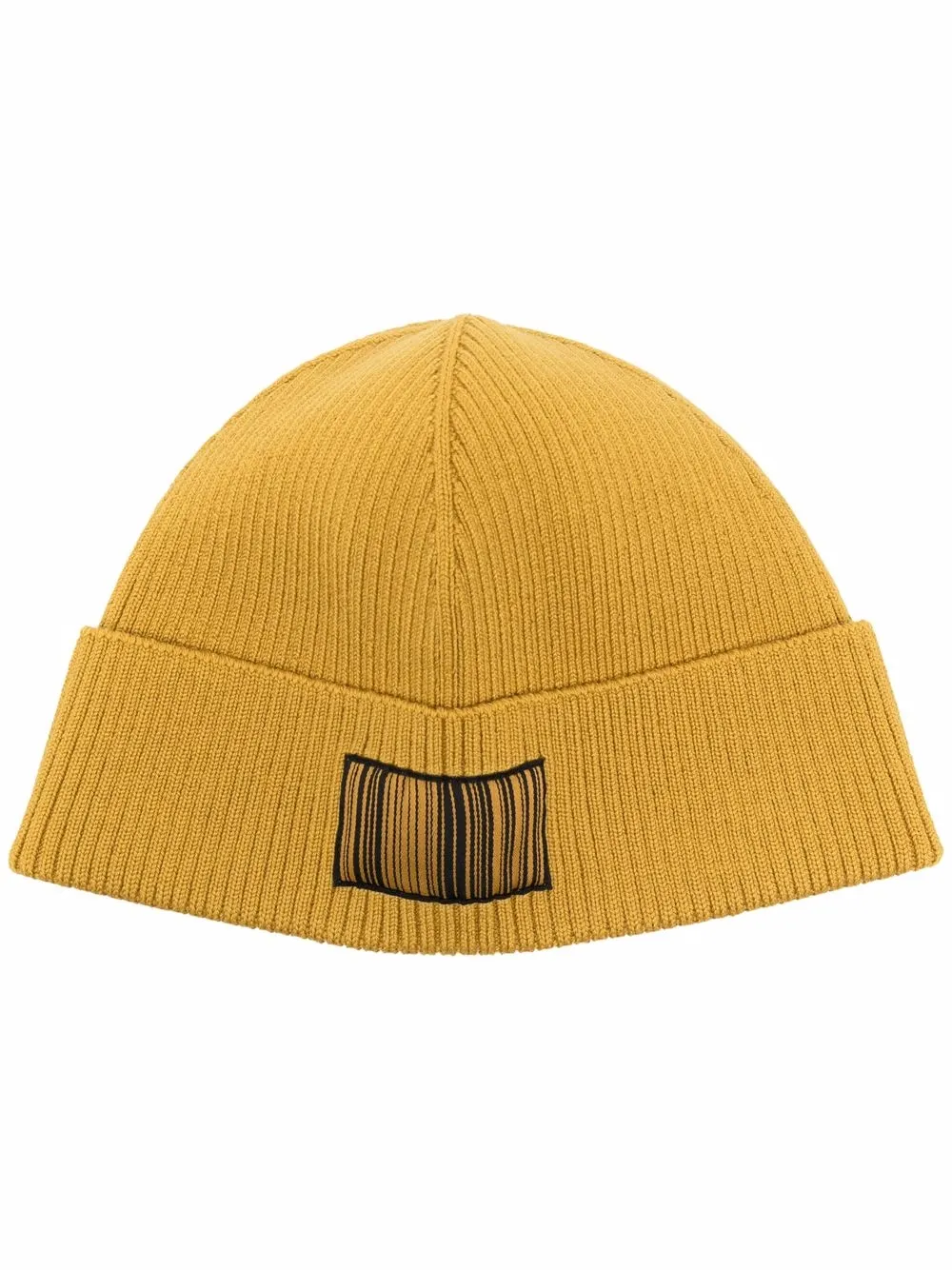 

VTMNTS gorro con parche del logo - Amarillo