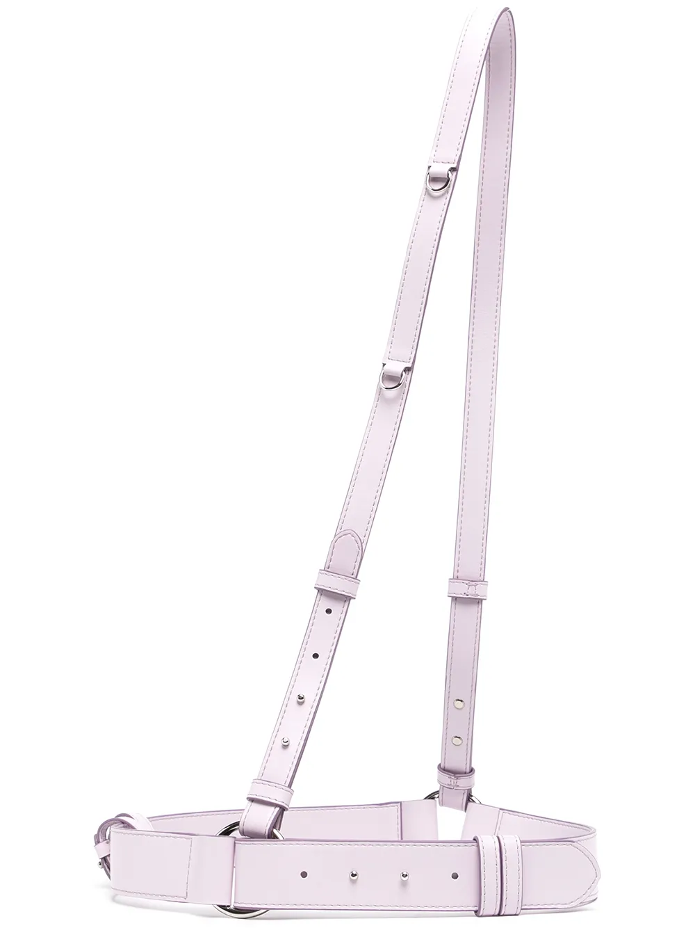 Stella McCartney Harness-Gürtel aus Kunstleder - Violett