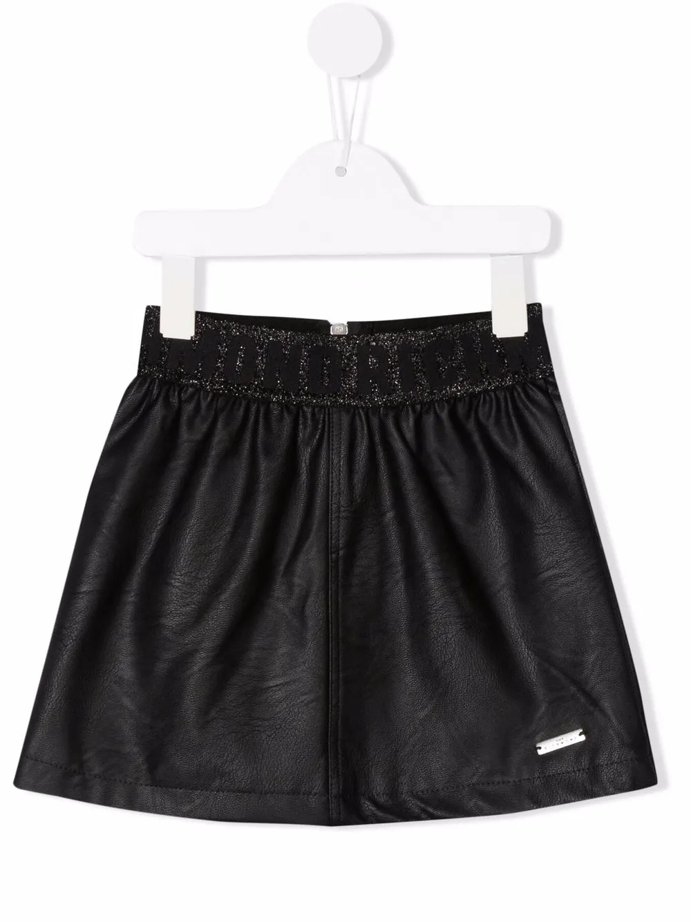 

John Richmond Junior falda acampanada - Negro