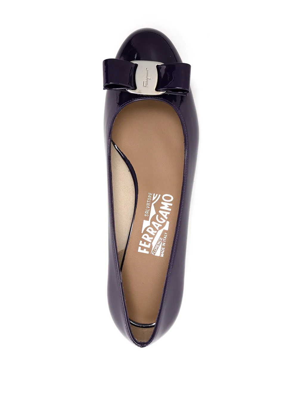 Ferragamo Vara-bow pumps Purple