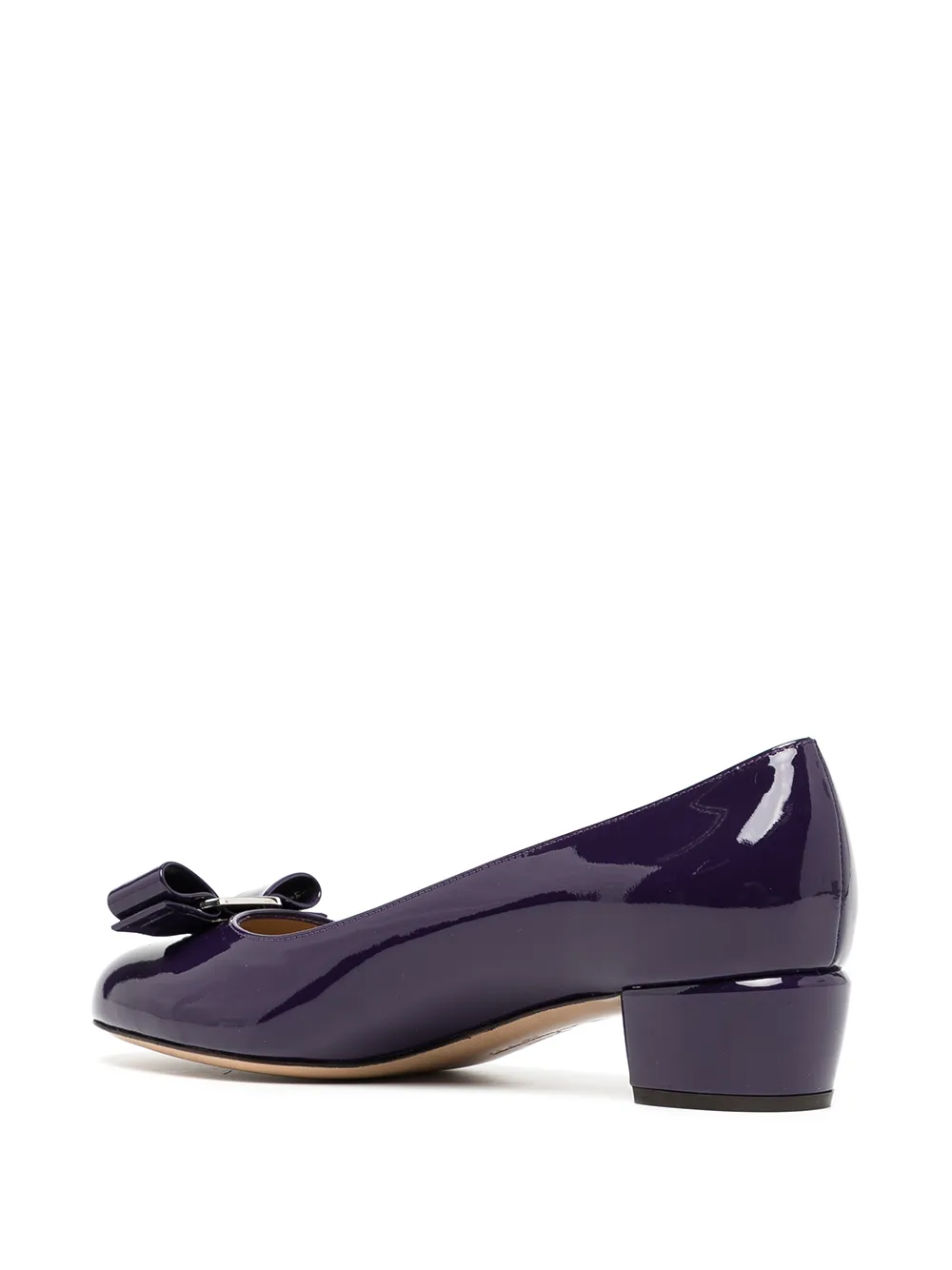 Ferragamo Vara-bow pumps Purple