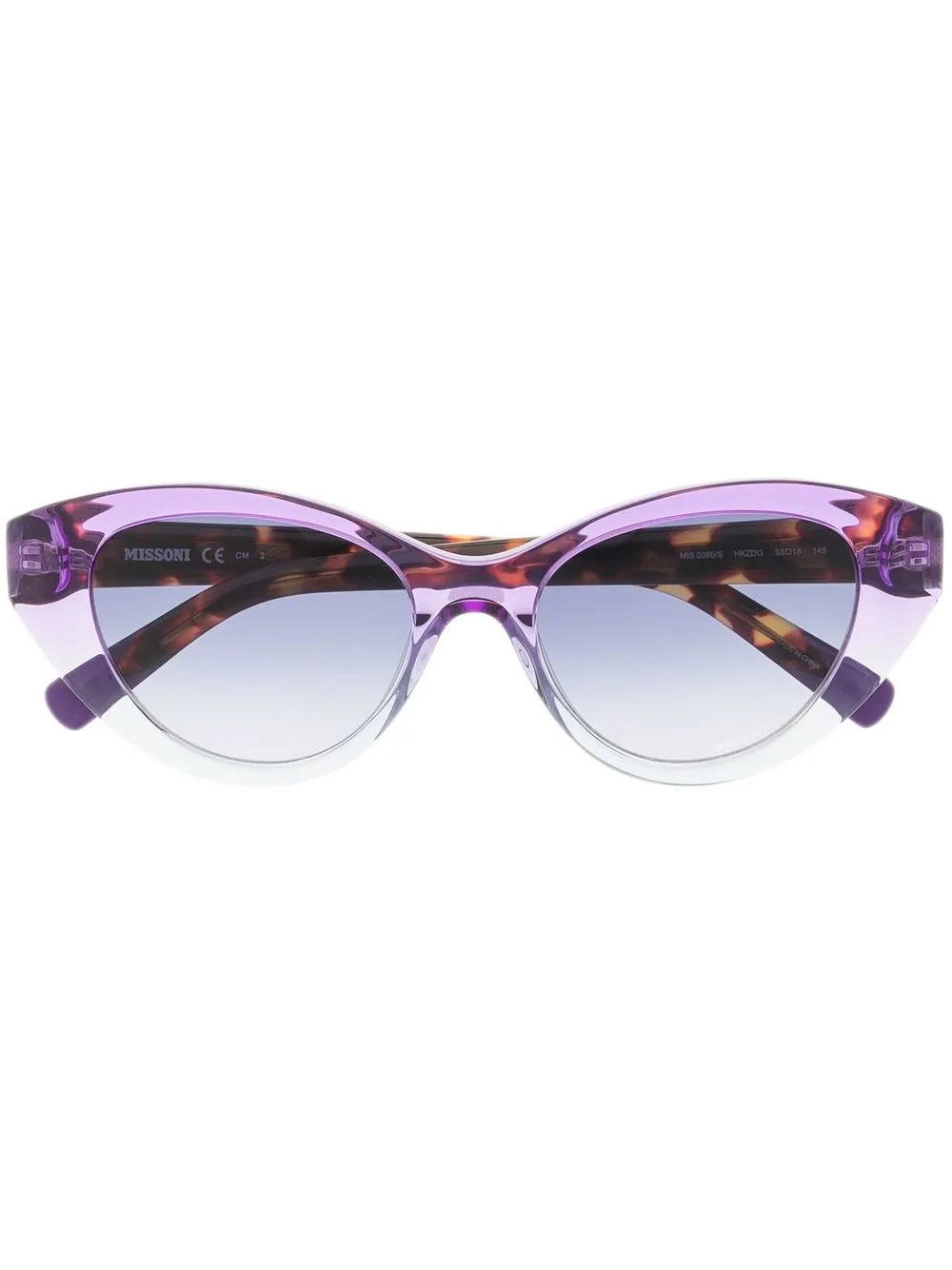 

Missoni tortoiseshell-effect tinted sunglasses - Purple