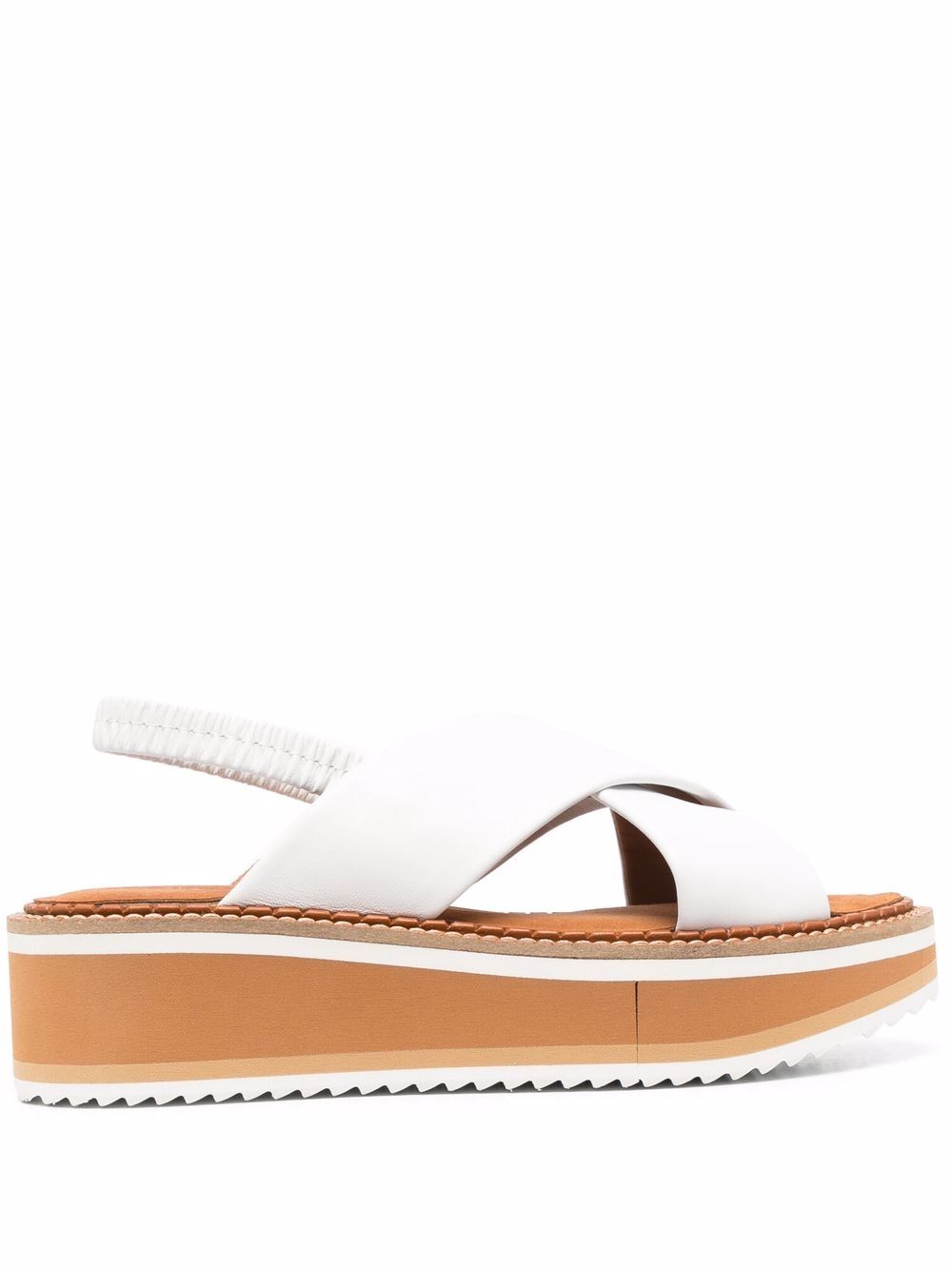 

Clergerie sandalias Freedom con tiras cruzadas - Blanco