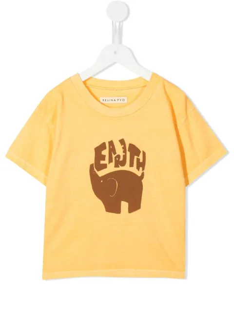 Rejina Pyo playera Ellis con estampado gráfico