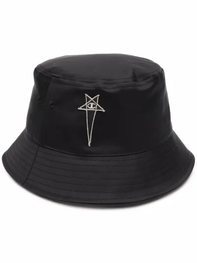 embroidered-logo bucket bag | Rick 