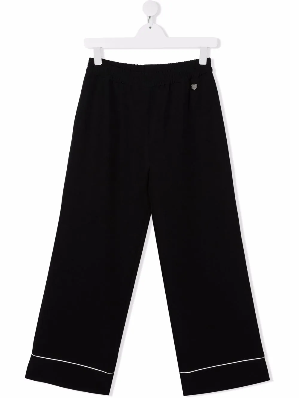

Monnalisa pantalones rectos con bolsillos - Negro