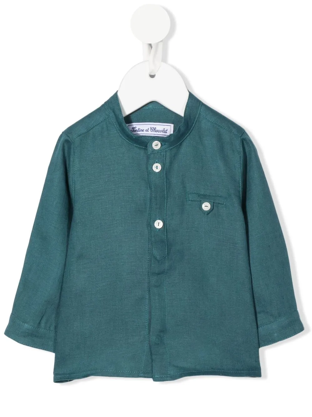 

Tartine Et Chocolat camisa ajustada con botones - Azul