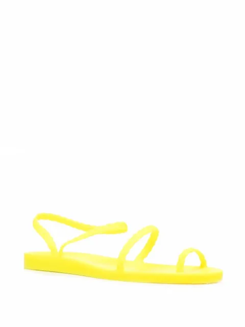 Ancient Greek Sandals Eleftheria braided-strap sandals ELEFTHERIARUBFLUOYELLO - 1