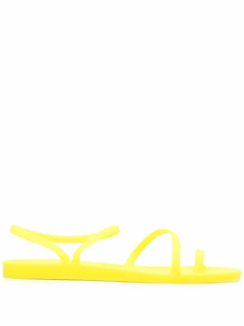 Ancient Greek Sandals Eleftheria braided-strap sandals ELEFTHERIARUBFLUOYELLO - 0