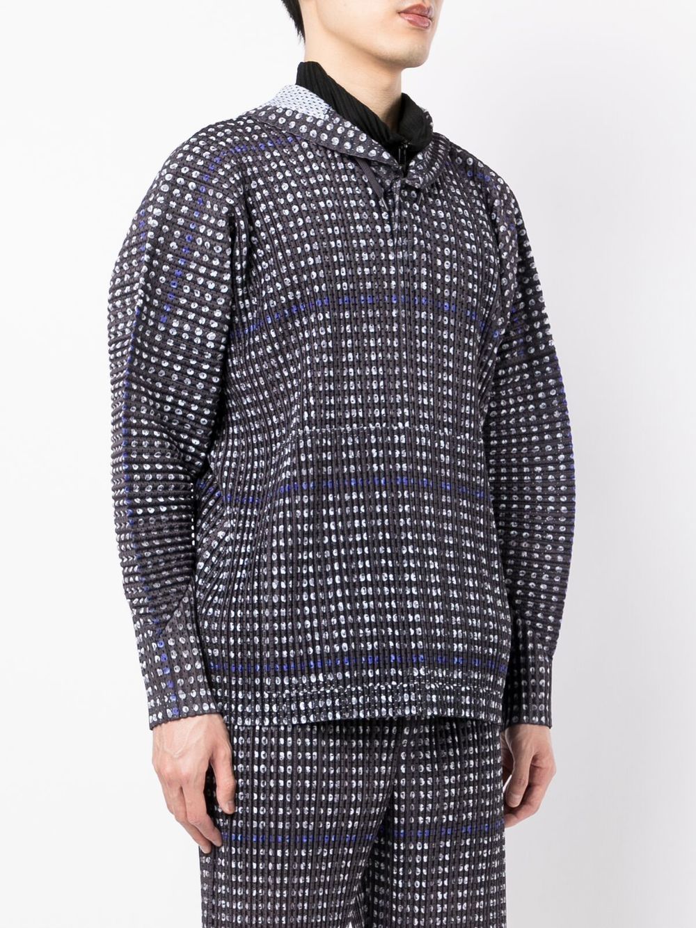 Homme Plissé Issey Miyake Outer Mesh Pullover Hoodie - Farfetch