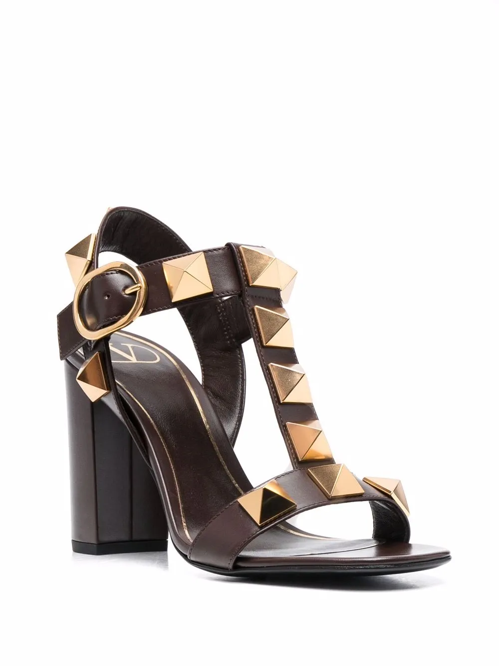 Valentino Garavani Roman Stud block-heel Sandals - Farfetch
