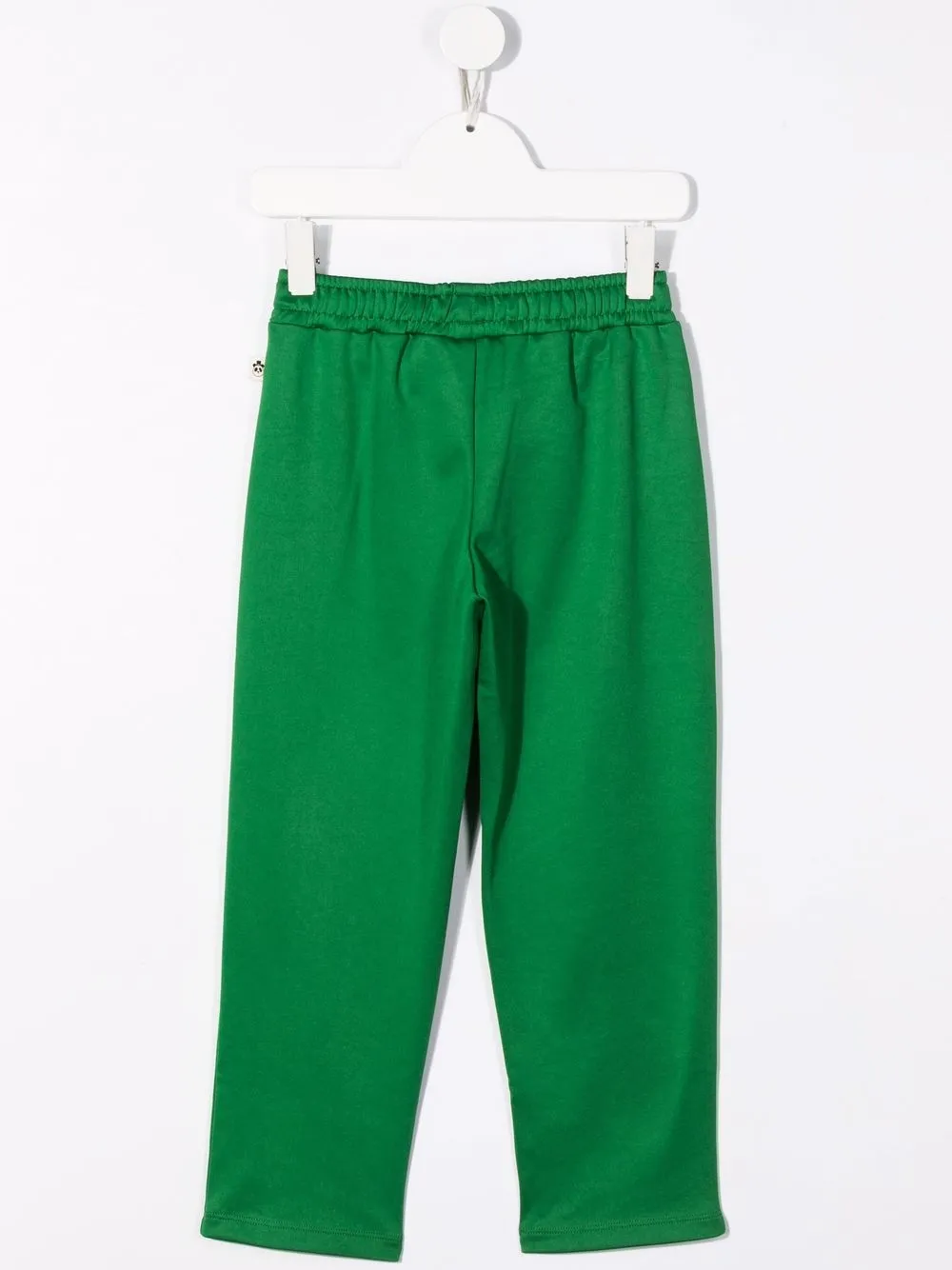 Mini Rodini Joggingbroek met zijstreep - Groen
