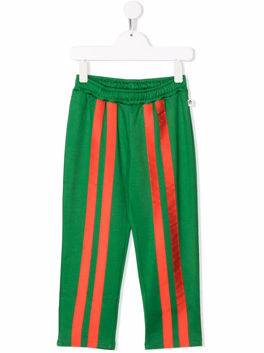 

Mini Rodini striped track pants - Green