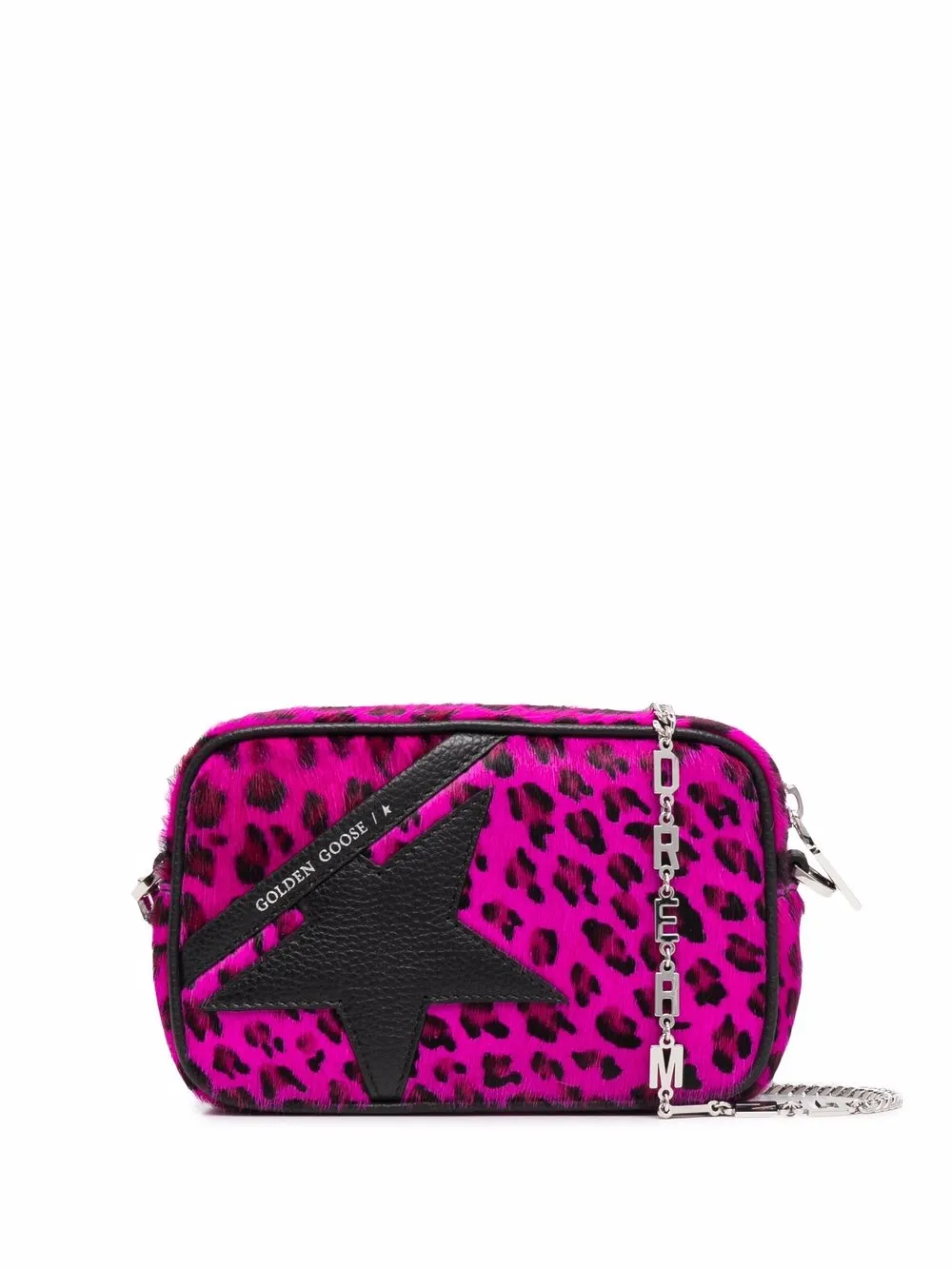 

Golden Goose bolsa Star con estampado de leopardo - Rosado